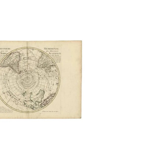 Antique Engraving of the Southern Hemisphere by G. De Lisle, 1700s For Sale - Image 4 of 10