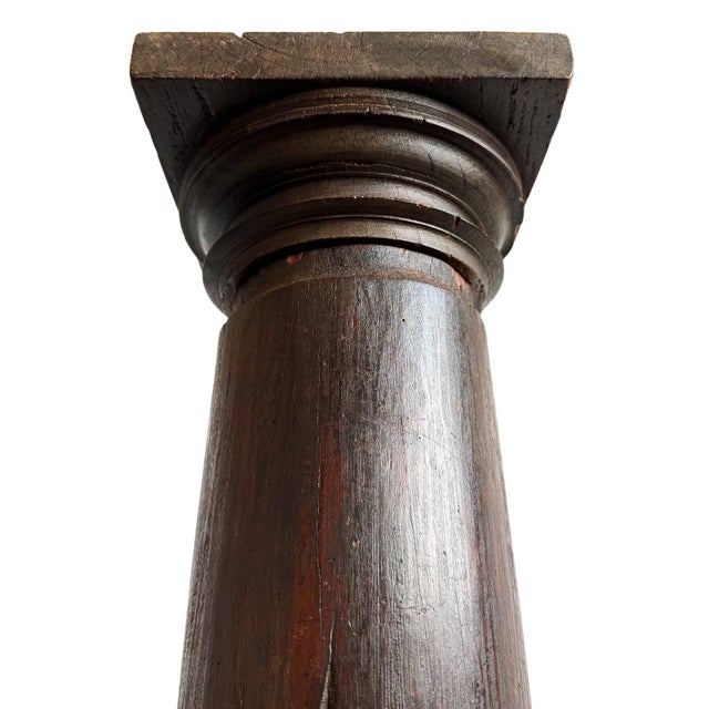 Set of Four Antique Rosewood Columns For Sale In Los Angeles - Image 6 of 9