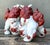 White Vintage Asian Glazed Ceramic Foo Dogs - Set of 2 For Sale - Image 8 of 12