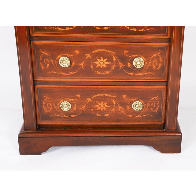 Antique Edwardian Wellington Chest by J Shoolbred, 1900 For Sale - Image 16 of 17