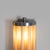 Functionalist Sconce with Glass Rods, 1930s, Set of 2 For Sale - Image 3 of 9