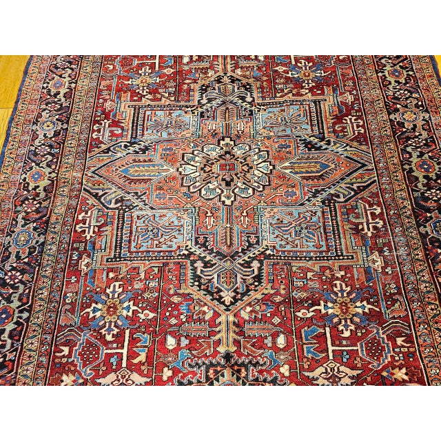 Persian Heriz Serapi 1079 For Sale - Image 3 of 9