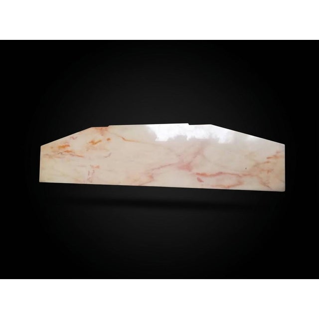 Marble and Wood Wall Console Table by Osvaldo Borsani, Italy, 1950s For Sale - Image 6 of 17