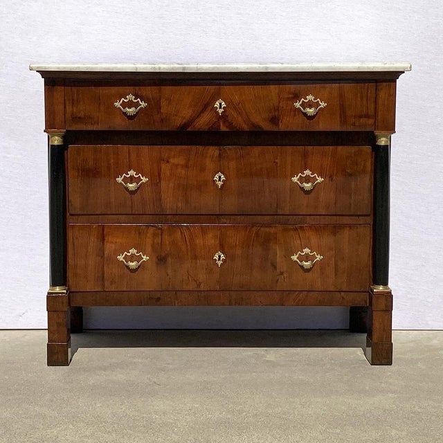 Wooden Chest of 3 Drawers For Sale - Image 6 of 17