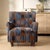 Wood Lainey Upholstered Ikat Armchair For Sale - Image 7 of 11