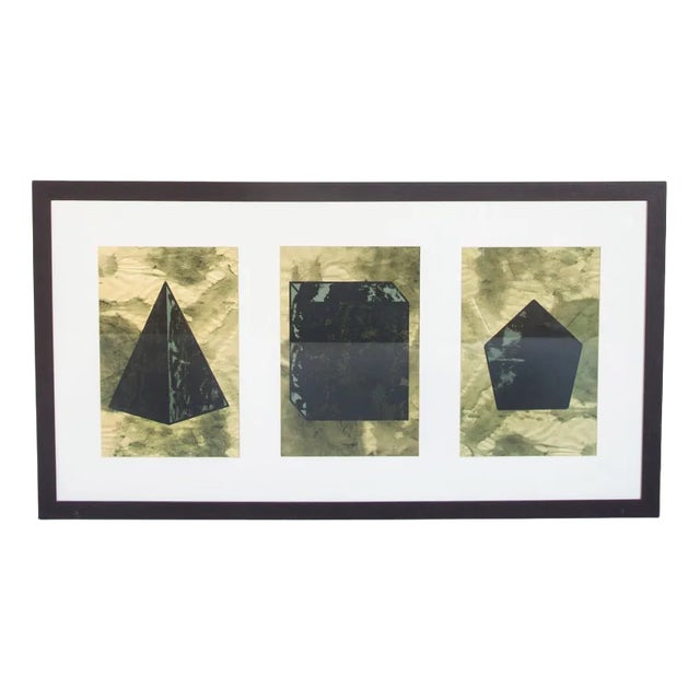 Spanish Artist, Abstract Composition, 1980s, Work on Paper For Sale