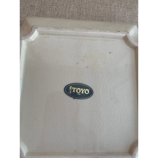 Mid 20th Century Vintage Japanese Decorative Porcelain Toyo Plate For Sale - Image 5 of 7