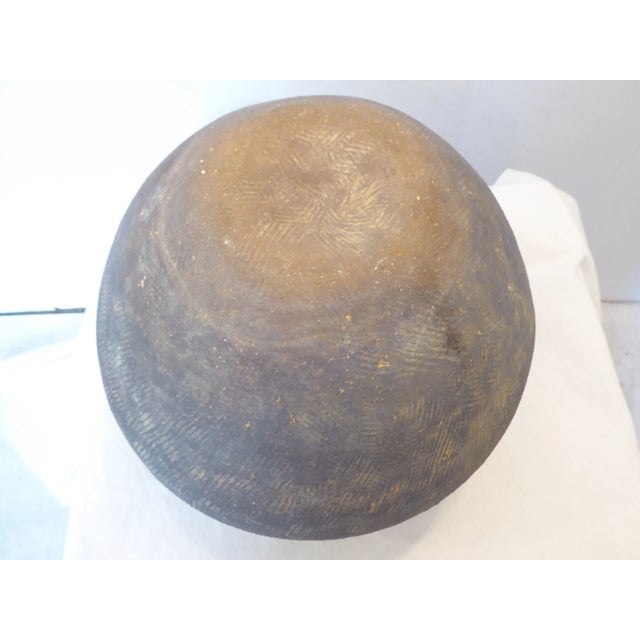 Asian Antique Silla Dynasty Gray Ceramic Container For Sale - Image 3 of 4