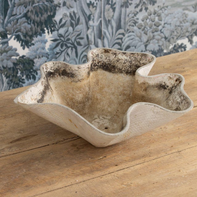 Sculpture Materials Midcentury Swiss Willy Guhl Clam Shell Planter For Sale - Image 7 of 8
