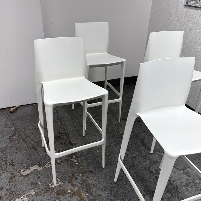 Mario & Claudio Bellini for Heller Bellini Outdoor Barstools, Set of Four For Sale - Image 9 of 12