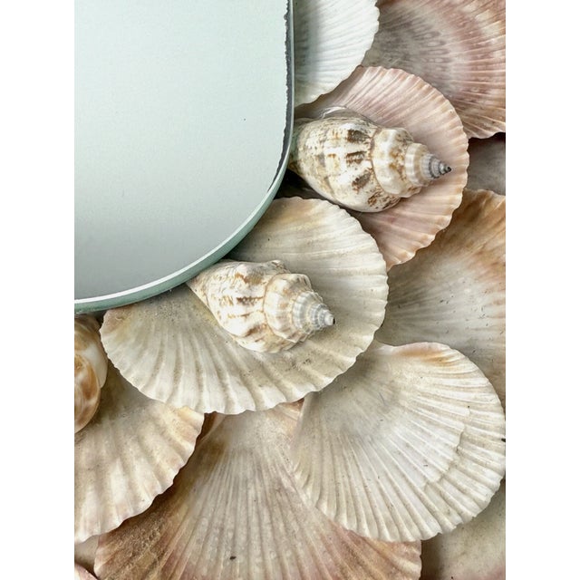Vintage Shell Mirror For Sale - Image 4 of 7