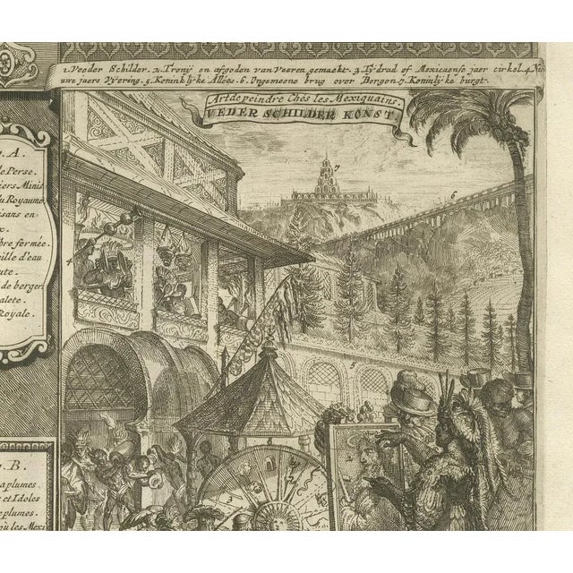 R. De Hooghe, Justice and Diversity in the Early Modern World, 1708, Print For Sale - Image 5 of 7