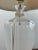 Glass Vintage Neoclassical Style Frosted Glass Urn Table Lamps, Silver Base, a Pair For Sale - Image 7 of 13