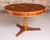 Mid Century 'Drum' yew dining table by Robert Heritage for Archie Shine, circa 1950s. 4 cutlery drawers with recessed...