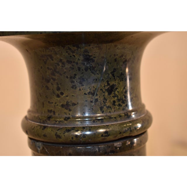 English Edwardian Marble Pedestal, Circa 1900 For Sale - Image 4 of 11