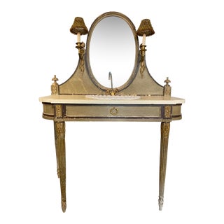 Louis XVI Style Bathroom Vanity For Sale
