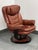 Auburn Lane Furniture Stressless Recliner + Ottoman For Sale - Image 8 of 13
