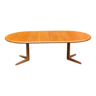 Mid Century Modern Danish Teak Extendable Table 1960s For Sale