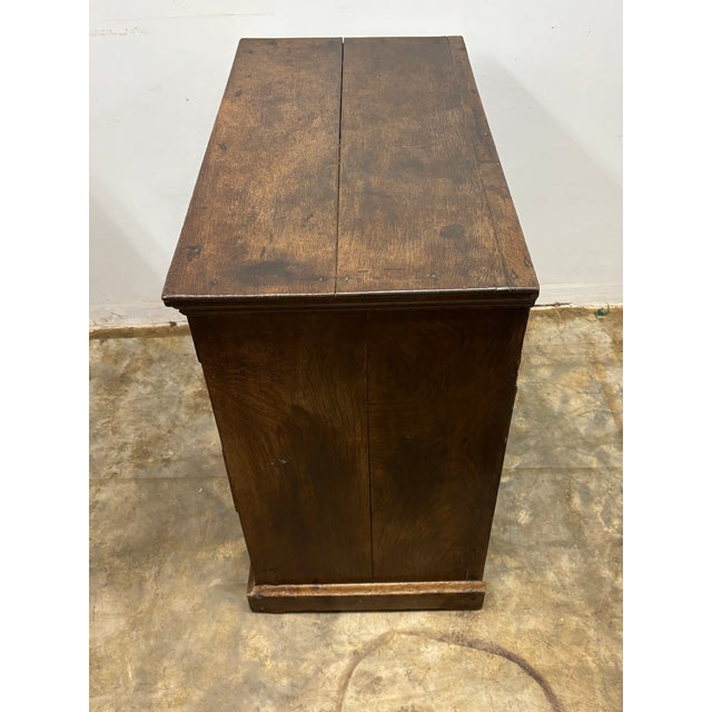 Antique English Oak Chest of Drawers For Sale - Image 9 of 12