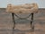 Rustic Mid-Century Wooden Trough Accent Table on Custom Iron Base For Sale In Atlanta - Image 6 of 12
