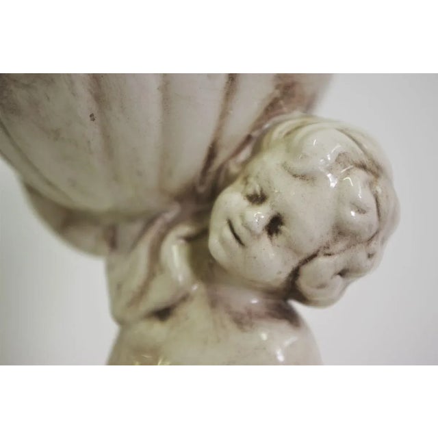 Mid-Century Ceramic Cherub For Sale - Image 13 of 15