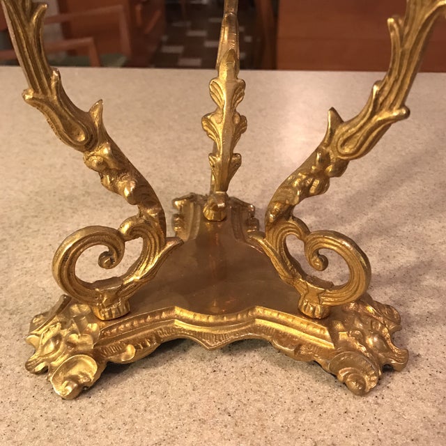 Brass Decorative Bowl Stand Chairish