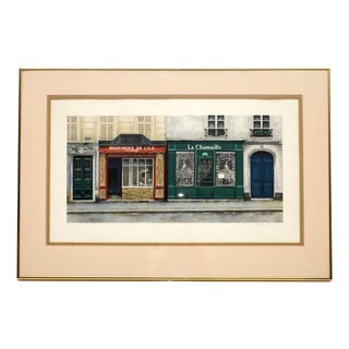 Andre Renoux, Butcher's, 1976, Lithograph, Framed For Sale