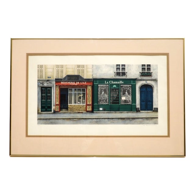 Andre Renoux, Butcher's, 1976, Lithograph, Framed For Sale