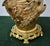 Antique Ornate Solid Brass Bird of Pardise Converted to Electric Lamp For Sale - Image 4 of 12
