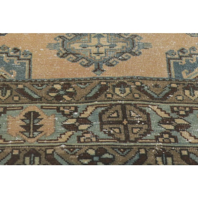 Rustic Vintage Persian Viss Rug - 7'02 X 10'07 For Sale In Dallas - Image 6 of 10