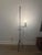 Metal Antique Early 20th Century American Wrought Iron Bridge Arm Floor Lamp For Sale - Image 7 of 18