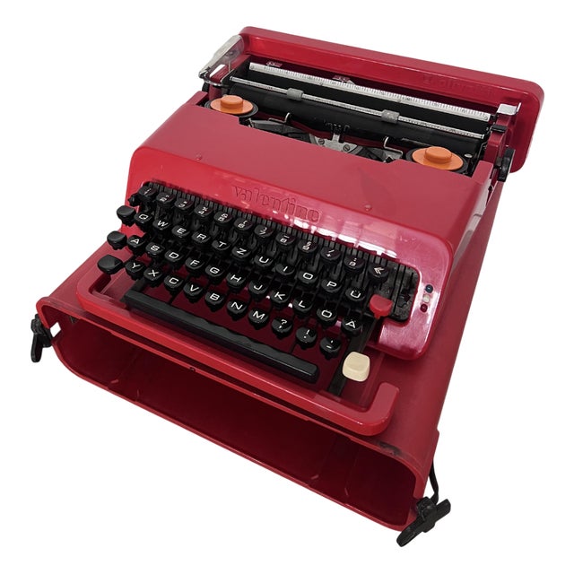 Valentine Typewriter by Ettore Sottsass for Olivetti Synthesis, 1980s For Sale