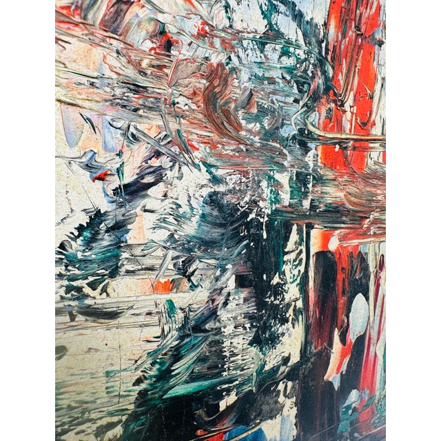 1960s Vintage Abstract on Board For Sale - Image 5 of 9