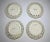 English Traditional Cottage Hand Painted Decorative Plates, Set of 4 For Sale - Image 12 of 12