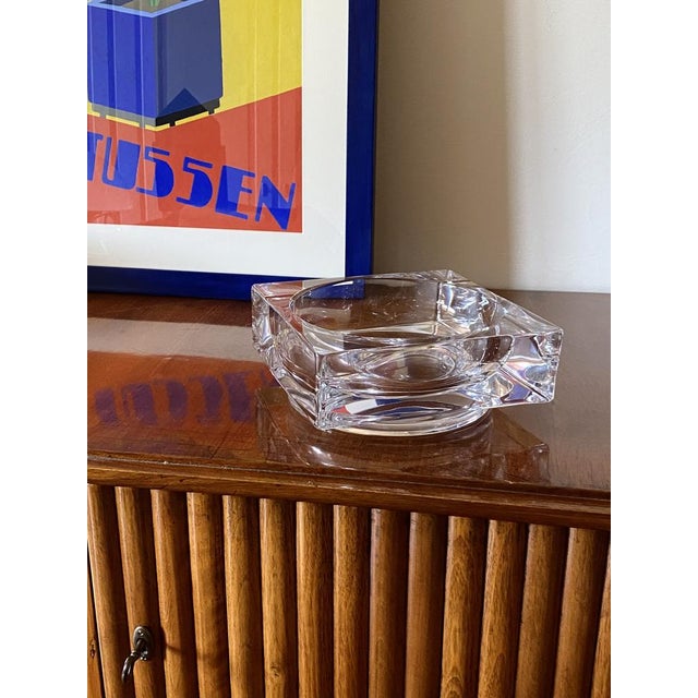 Molded Crystal Ashtray friom Sevres France, 1970s For Sale - Image 8 of 18