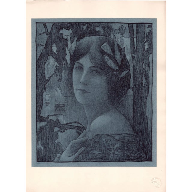Henri Guinier, Nuit Douce, 1899, Original Lithograph For Sale - Image 10 of 10