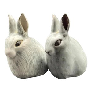 Vintage Andersen Design Stoneware Rabbits - Set of 2