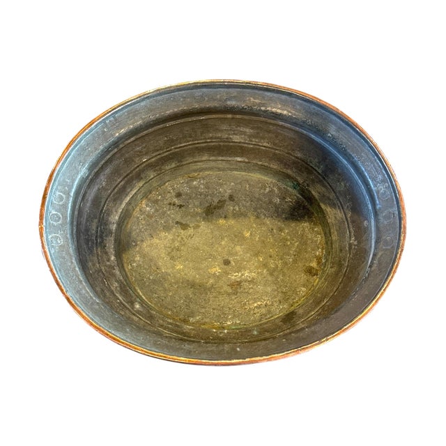 Late 19th Century Late 19th Century Oval Copper Wine Cooler For Sale - Image 5 of 5