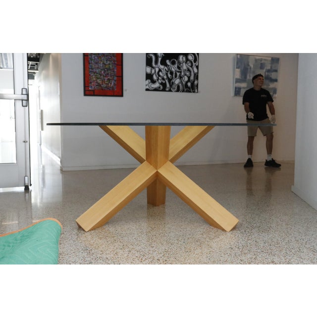 Italian Dining Table Attributed to Cassina La Rotunda For Sale - Image 11 of 17