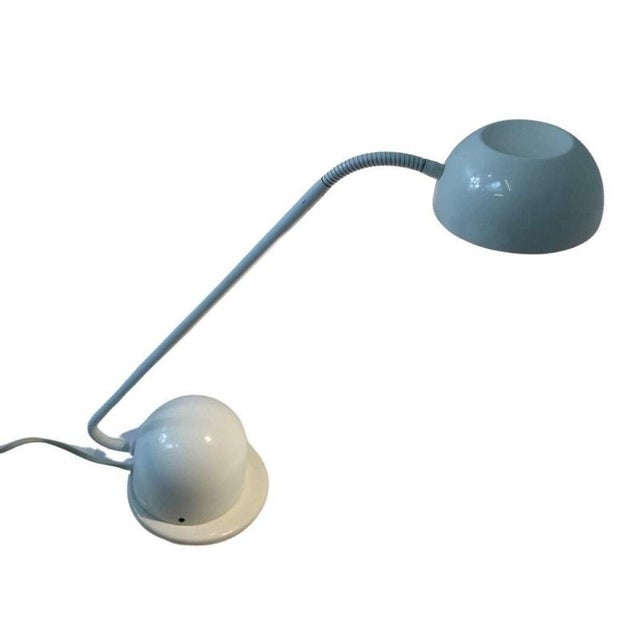 Vintage 1980’s table lamp. Made either by Vrieland or Hustadt Leuchten. Adjustable gooseneck and typically 80’s design....