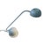 Vintage 1980’s table lamp. Made either by Vrieland or Hustadt Leuchten. Adjustable gooseneck and typically 80’s design....