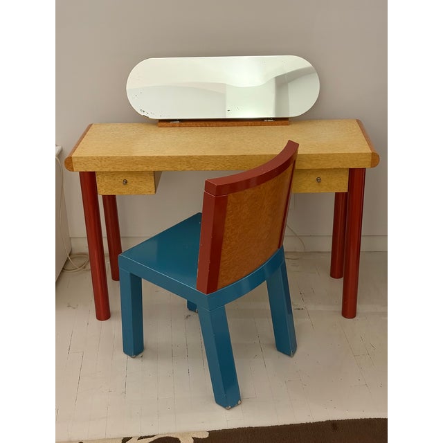 Rare and wonderful Memphis collaboration between Ettorre Sottsass and Marco Zanini circa 1987-88. Item is unmarked and un-...