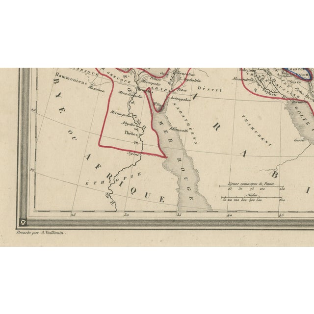 Paper Alexander the Great's Empire Map, 1800s For Sale - Image 7 of 10