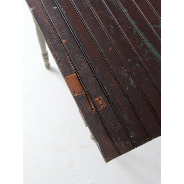 Vintage Farmhouse Side Table For Sale - Image 6 of 12