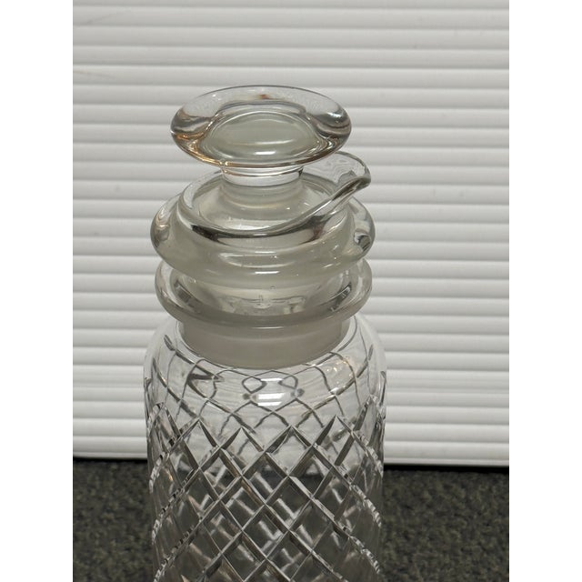 Vintage Cut Crystal Decanter For Sale In San Francisco - Image 6 of 12