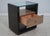 Modern Pair Century Modern Design Large Glass Top Nightstands For Sale - Image 3 of 12