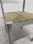 Anodized Aluminum With Cord Seat Vanity, Dining or Side Chair - Italy 1980s For Sale - Image 9 of 13