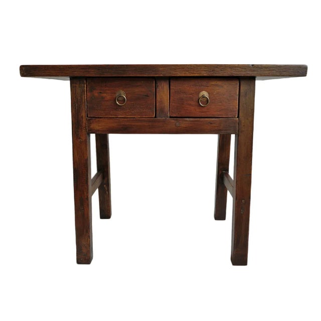 Vintage Farm Console Side Table For Sale In Los Angeles - Image 6 of 6
