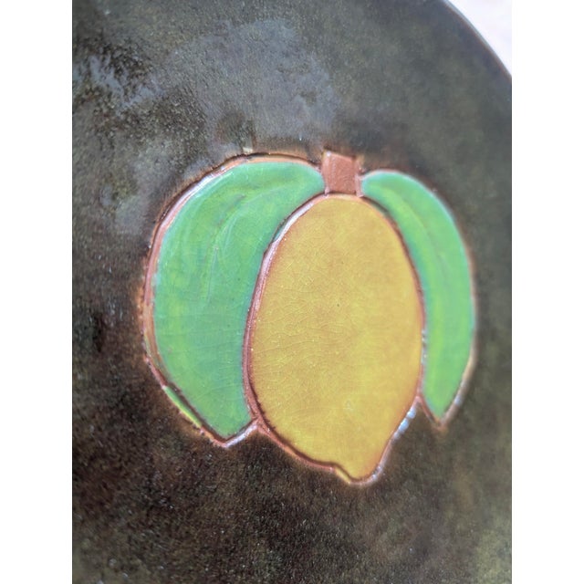 Green Vintage 1990s R Wood Pottery Plates - Set of 3 For Sale - Image 8 of 14