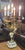 1950s Pair French Stone and Gilt Brass Candelabra Lamps For Sale - Image 11 of 16